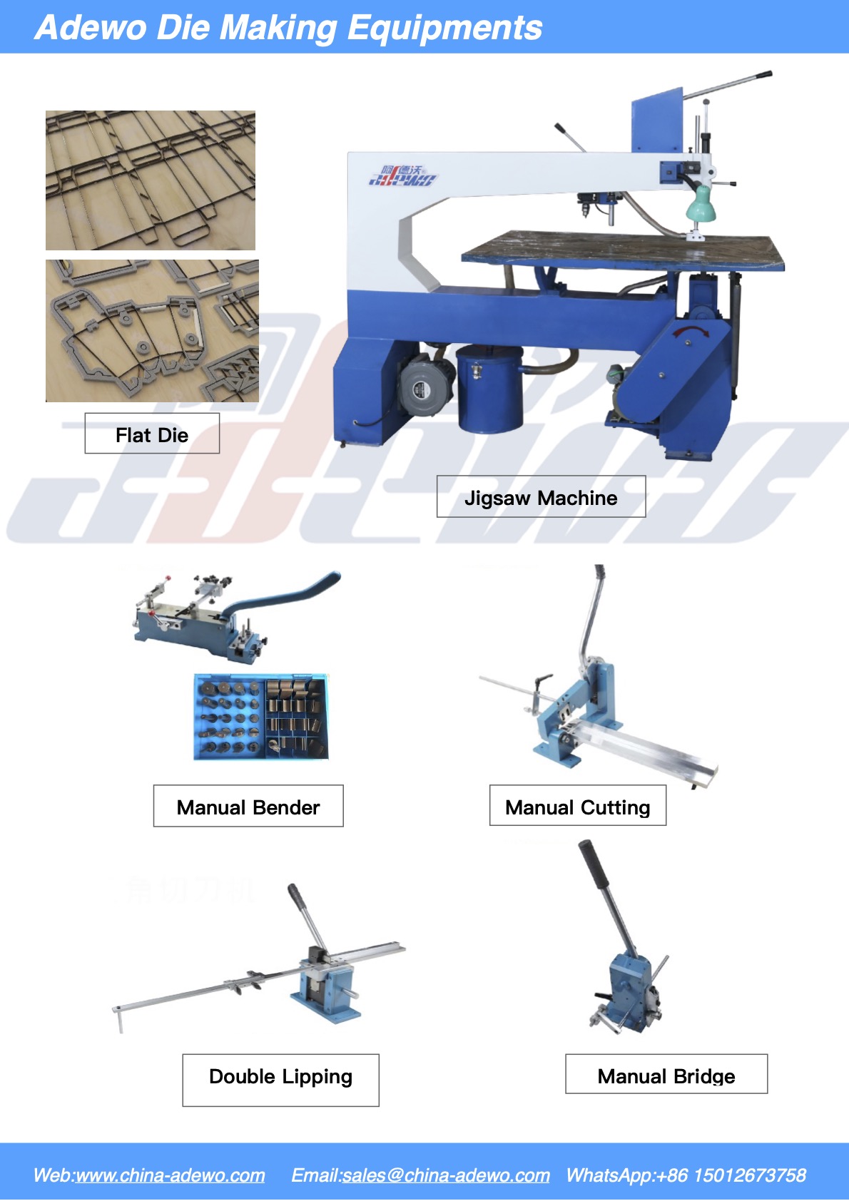 Ano ang die making manual machines na kailangan para simulan ang die making project?