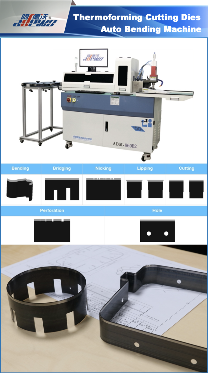 Thermoforming Cutting Dies Bending Machine