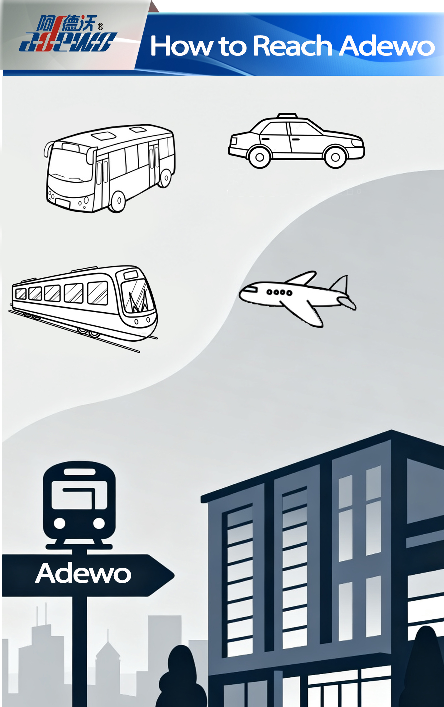 Paano maabot ang Adewo?