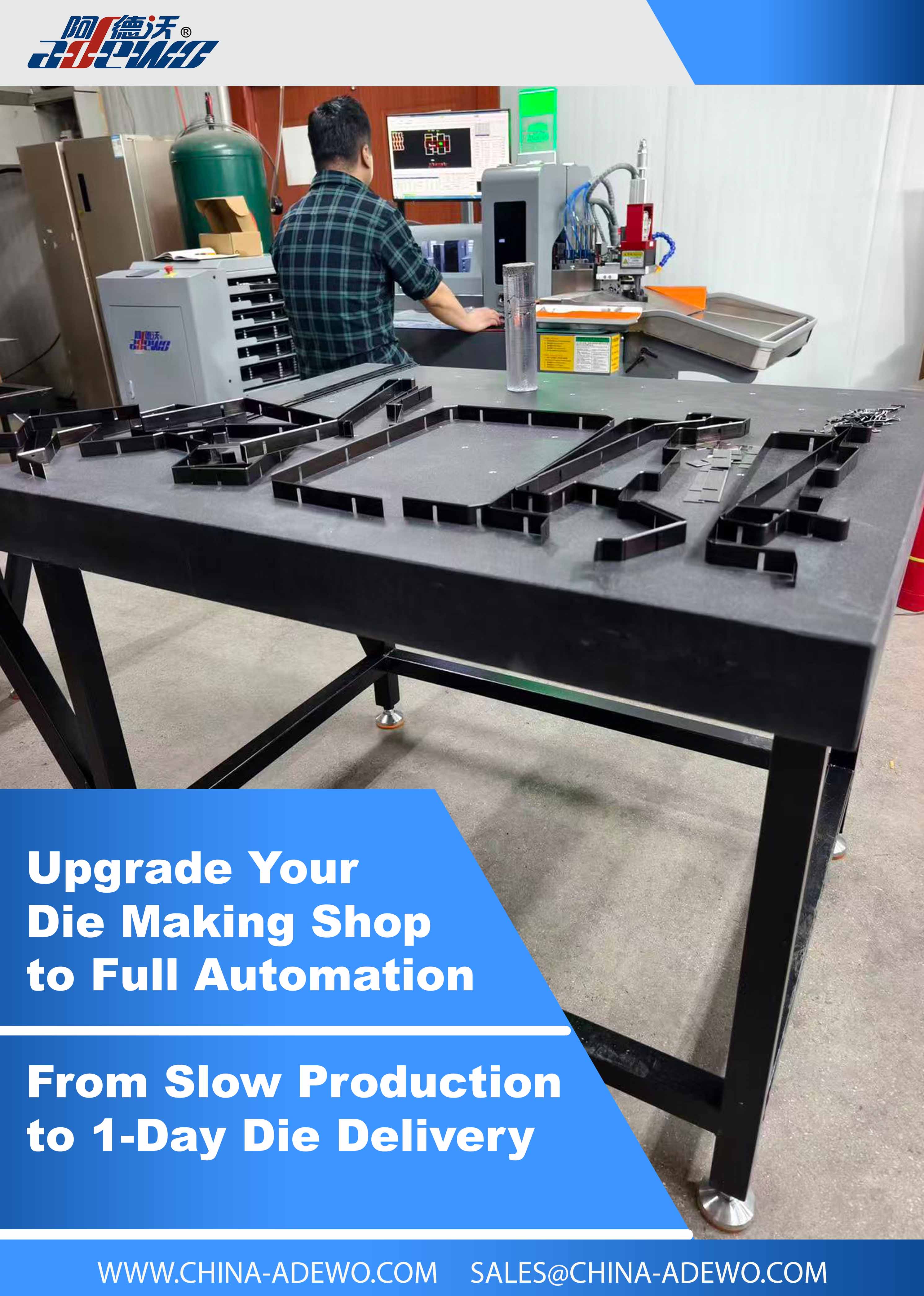 Pinapalawak ng Packaging Die Maker ang Production Capacity gamit ang ADEWO Automatic Rule Bending Machines at Rule Cutting Machine