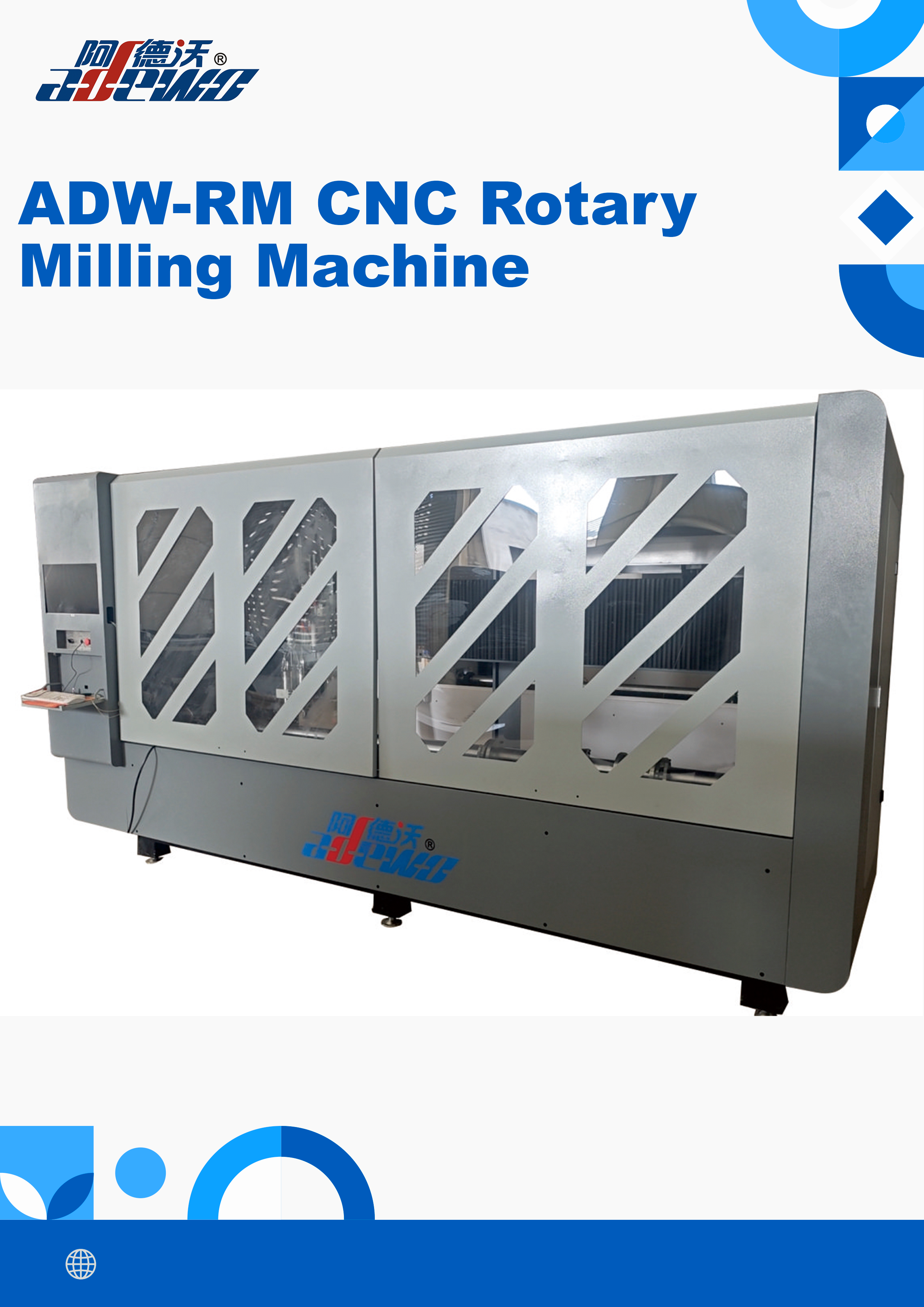 I-maximize ang Efficiency at Precision gamit ang ADW-RM CNC Rotary Milling Machine