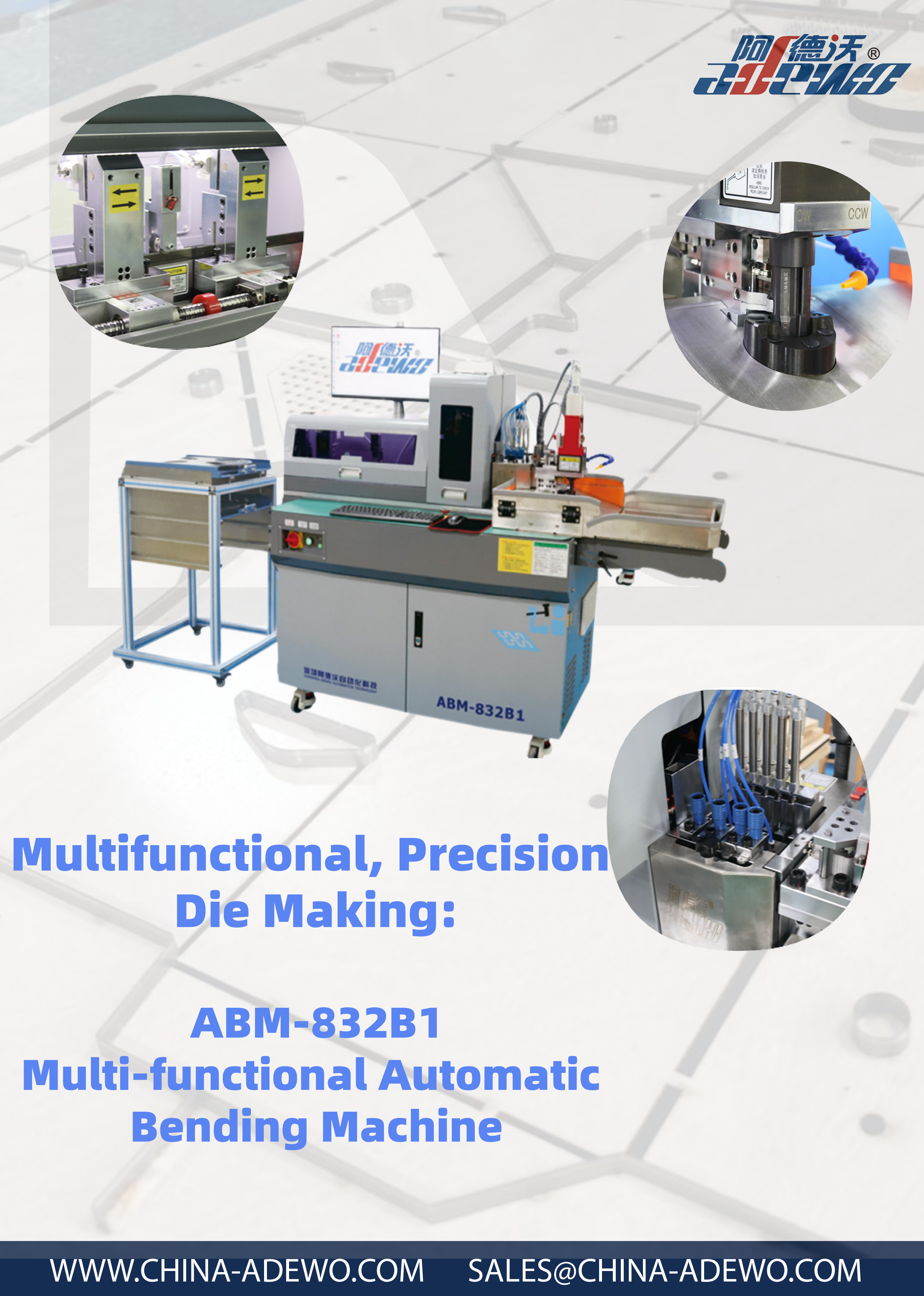 Multifunctional, Precision Die Making: ABM-832B1 Multi-functional na Automatic Bending Machine