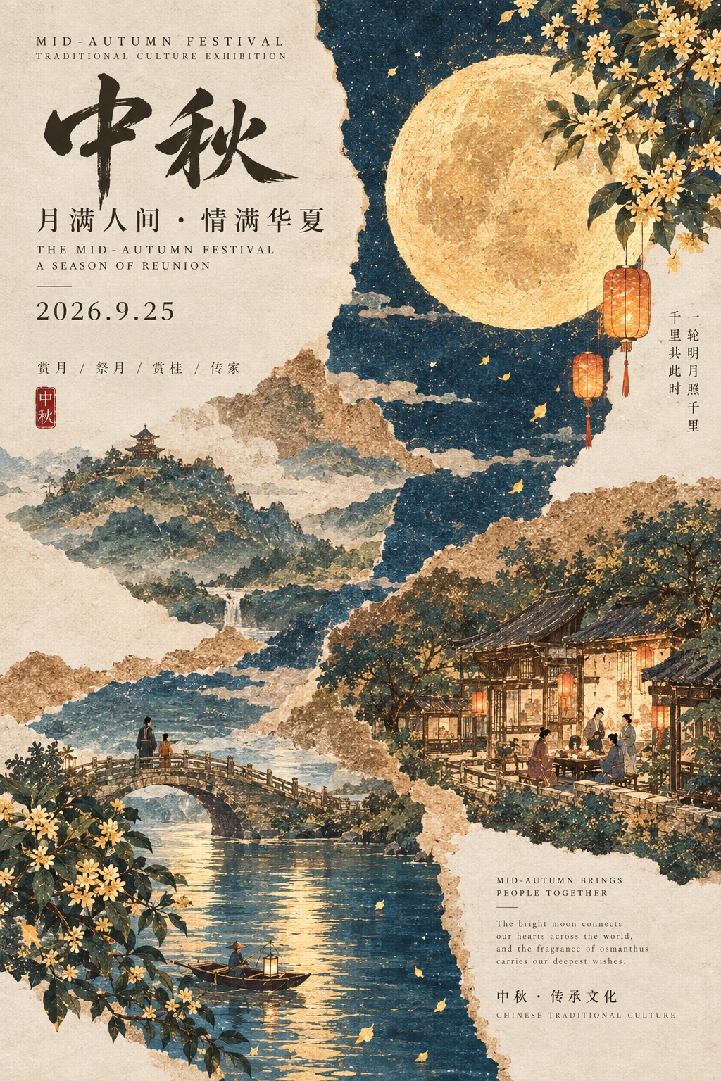 Ang maliwanag na buwan ay walang mga hangganan; ibinabahagi namin ang kagalakan ng muling pagsasama-sama-binabati ka ni Adewo ng isang Happy Mid-Autumn Festival.