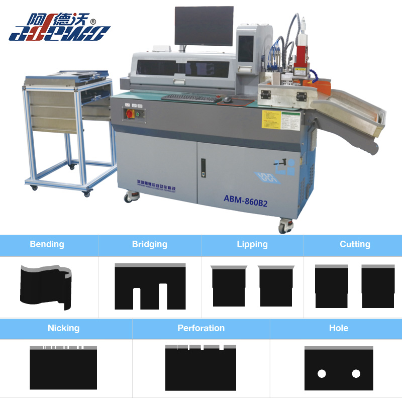 Aluminum Die Cutting Mould Auto Bender na may Nicking