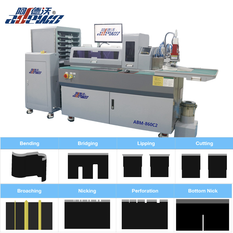 High Steel Rule Auto Bending Machine na may Broach