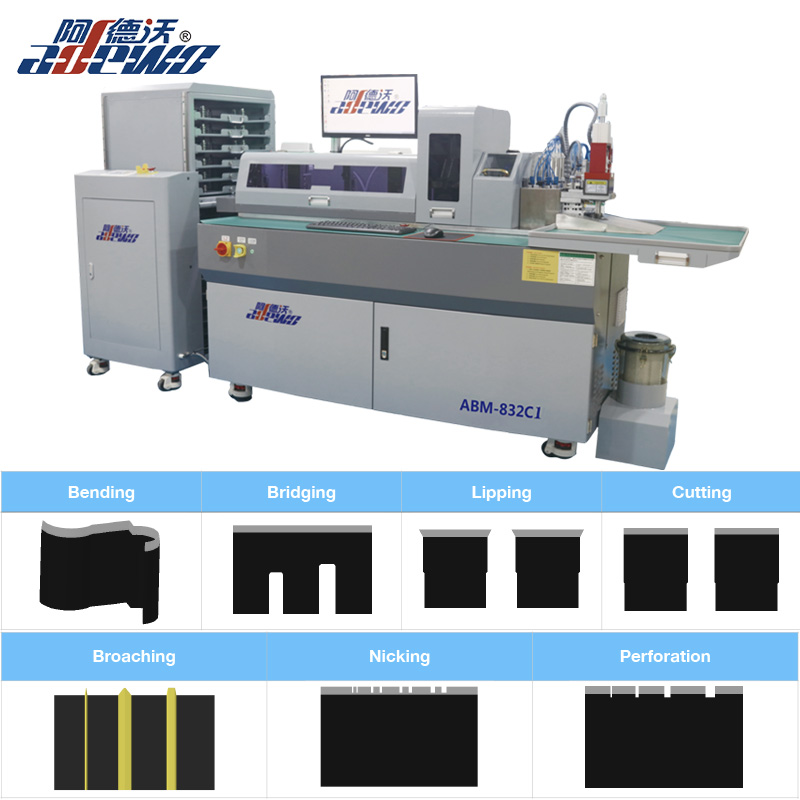 Multi-Functions Label Rule Auto Bending Machine