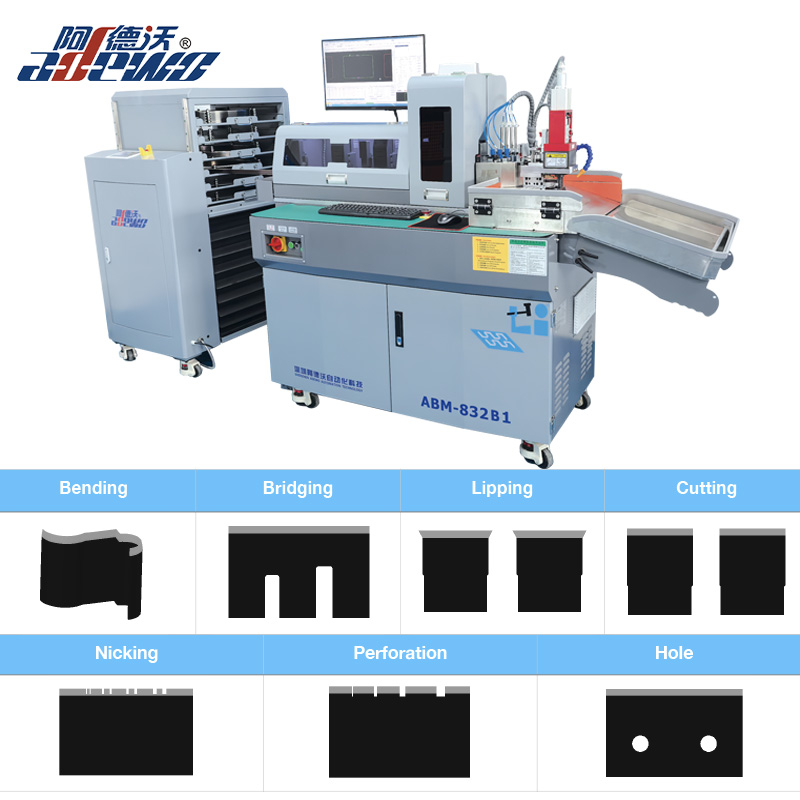 Mga Box ng Packaging Steel Steel Auto Bender Machine